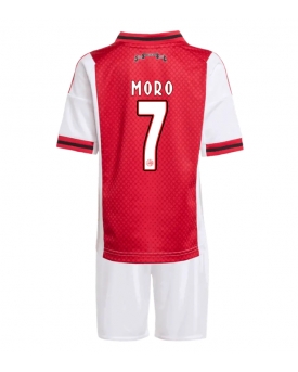 Ajax Raul Moro #7 Maglia Gara Casa Repliche 2025-26 Bambino Maniche Corte Ajax Raul Moro #7 Maglia Gara Casa Repliche 2025-26 Bambino Maniche Corte